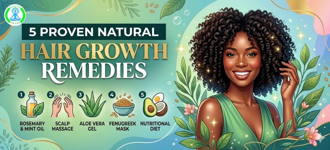 5 Proven Natural Hair Growth Remedies